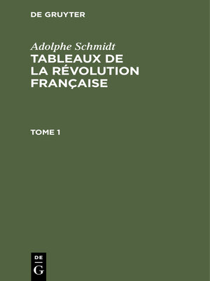 cover image of Adolphe Schmidt
